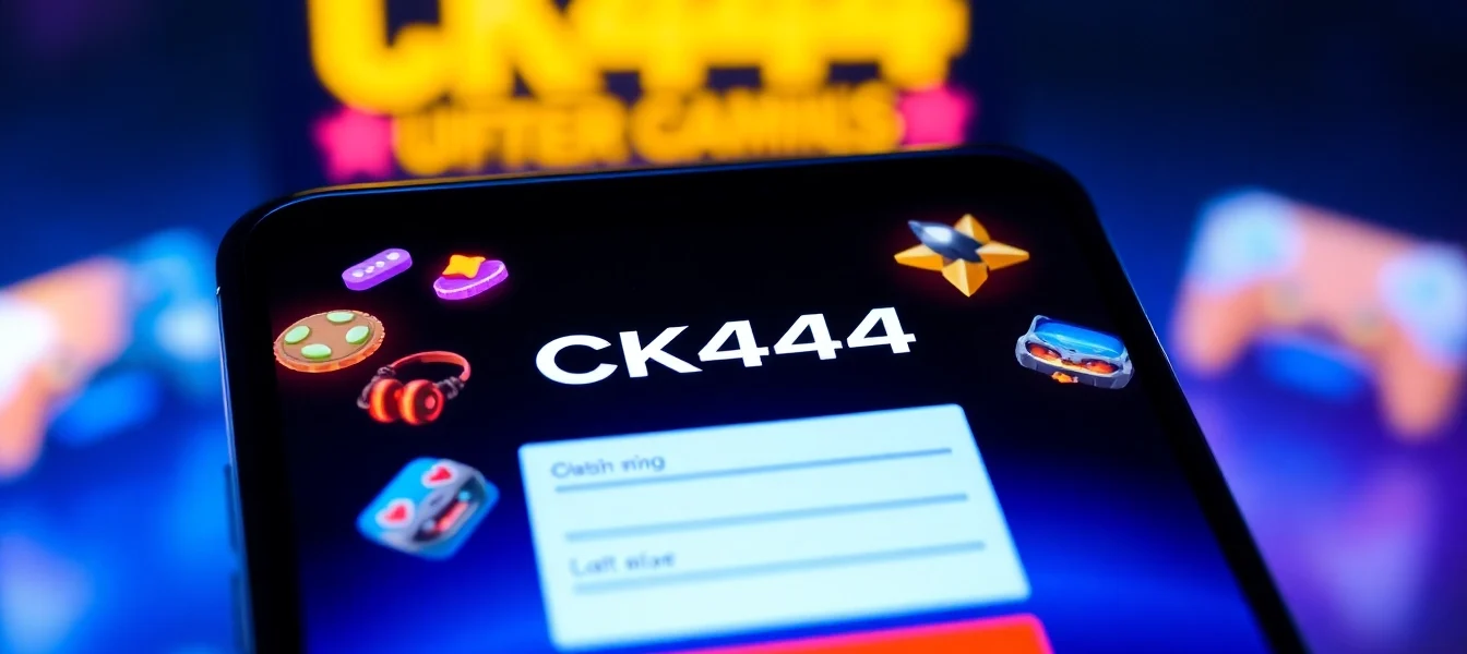 Screenshot of ck4444 login app android showcasing seamless access to top online gaming features for smooth gameplay.