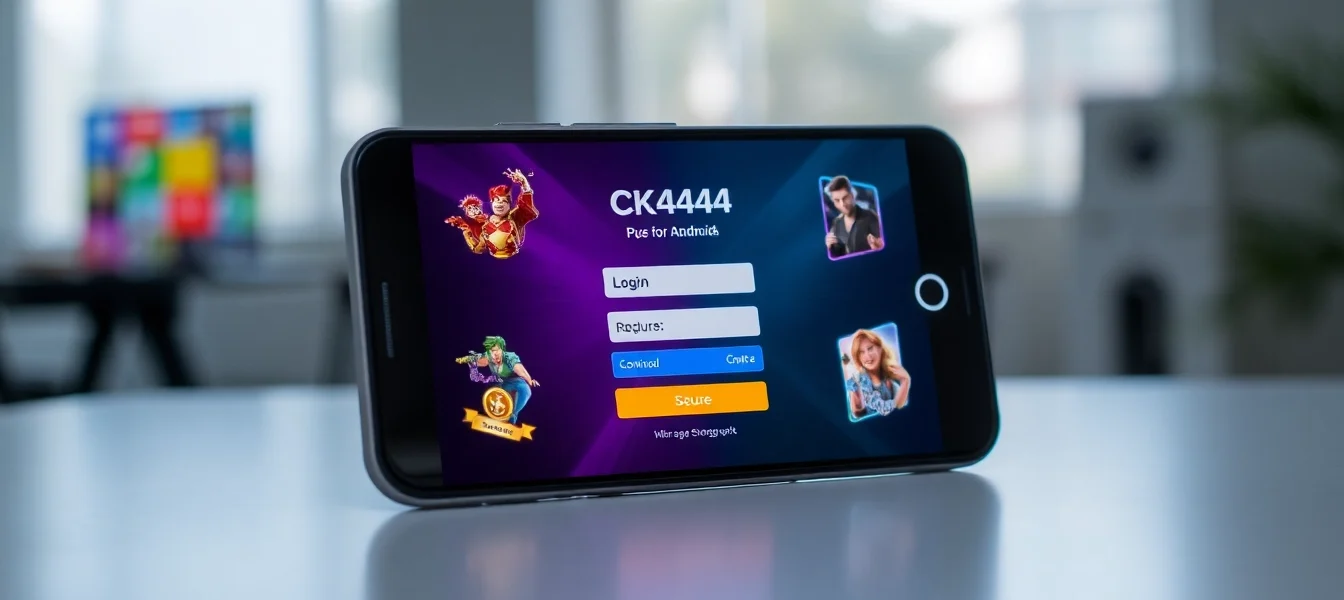 Access the ck4444 login app android easily with this user-friendly mobile interface showcasing secure login and gaming features for a seamless experience.