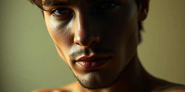 Illustration crafted with a premier nsfw image generator showcasing a realistic adult scene with detailed lighting and textures, emphasizing emotional expression for screen readers.