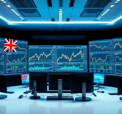 Online Trading UK platforms used by traders analyzing market charts and British financial