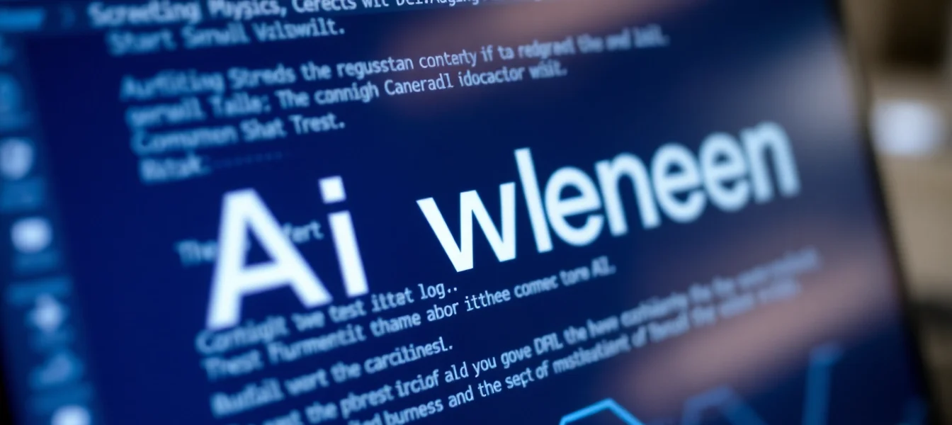 Person using software to improve undetectable AI writing for professional and academic content