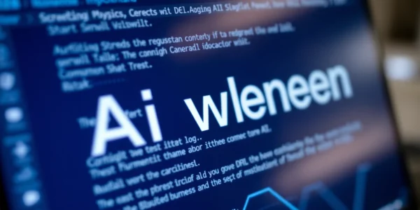 Person using software to improve undetectable AI writing for professional and academic content