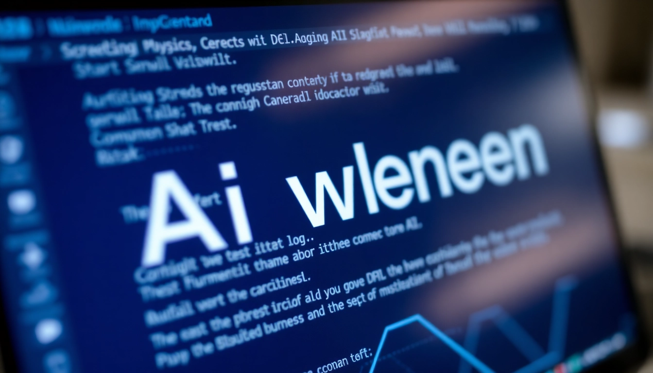 Person using software to improve undetectable AI writing for professional and academic content