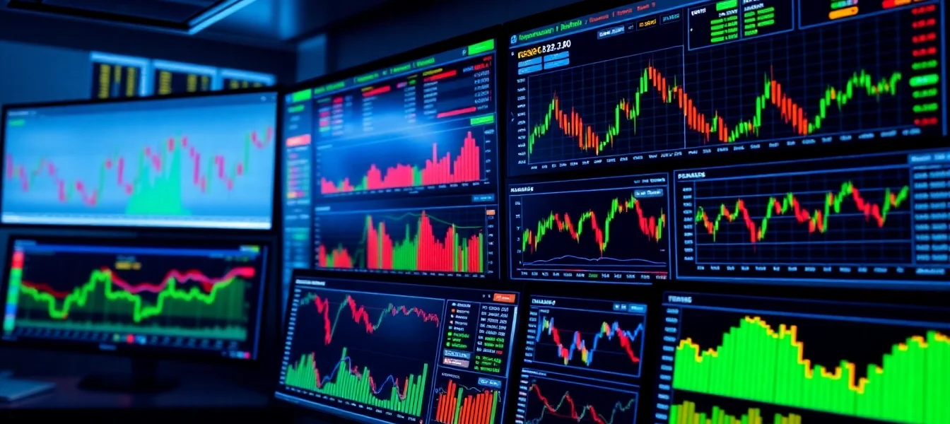 Trading view platform showcasing detailed market charts and trading tools for investors and traders.