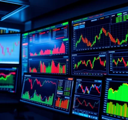 Trading view platform showcasing detailed market charts and trading tools for investors and traders.