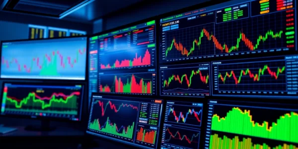 Trading view platform showcasing detailed market charts and trading tools for investors and traders.