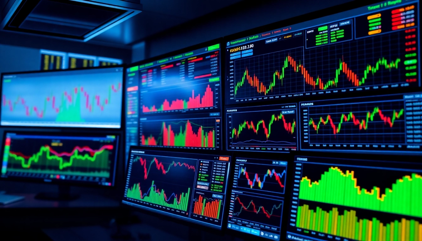 Trading view platform showcasing detailed market charts and trading tools for investors and traders.